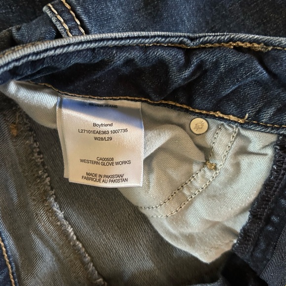 Silver jeans boyfriend size 28 - Picture 6 of 6